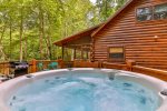 Soak Away In The Hot Tub By The Creek 